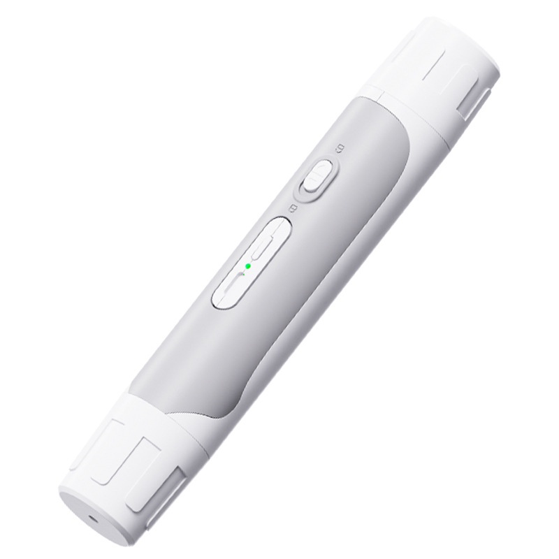 2-in-1 Electric Automatic Pet Nail Clippers and Grinder Ceramic Dog and Cat Nail Trimmer Hair Scissors Cleaning Supplies
