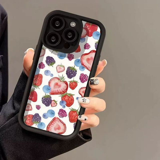 Fashion Fruit Shockproof Mobile Phone Cases for Iphone17 Air 16 15 Plus Pro Max 14 13 12 11 X XR Anti-fall Protective Back Cover