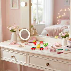 Barrettes à cheveux ZiX Fruit 8 cm en plastique, design cartoon pour femmes et filles - Product Image 2