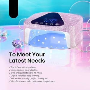 Sèche-ongles rechargeable 4 modes, lampe de polymérisation rapide pour vernis à ongles en gel, outils de nail art pour manucure professionnelle UV LED - Product Image 4
