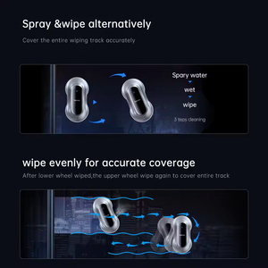 Oferta Especial: Limpiador de Ventanas Eléctrico Totalmente Automático para el Hogar, Dispositivo de Limpieza de Doble Cara con 3 Modos, 1 Año de Garantía, Giroscopio - Product Image 5