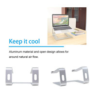 Soporte Universal Desmontable de Metal para Laptop, Base Ergonómica de Aluminio para Escritorio, Soporte para Notebook
