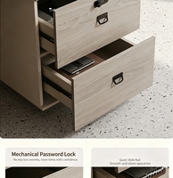 Bureau de direction avec plateau renforcé, bureau de patron avec rangement à verrouillage par mot de passe et compartiment CPU dissimulé pour le bureau