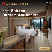 Ensemble de meubles de chambre d'hôtel en bois massif écologique de style Wabi Sabi moderne avec design intérieur personnalisé pour les hôtels 3 à 5 étoiles