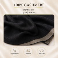 Écharpe Châle en Cachemire Doux pour l'Hiver, Voyage, Affaires, Cérémonie, Cadeau, Collection de Marques de Boutiques, Vente en Gros