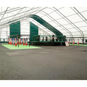 Tente d'Entrepôt Temporaire pour Chantier, Résistante aux Intempéries et à la Poussière pour le Stockage de Matériaux de Construction - Product Image 3