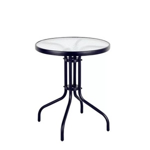 Außen terrasse Rücken aus verzinktem Stahl Tessin 2x1 Stoff 1 Glas tisch und 2 Stühle Garten Outdoor Tisch und Stuhl Set - Product Image 5