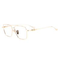 Gafas Clásicas de Piloto, Negras y Doradas, para Presbicia, Multifocales, de Marca de Lujo, Tallado Tridimensional en Plata, para Hombre y Mujer