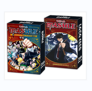 Nuove 2 Varianti <span class=keywords><strong>di</strong></span> Carte Lomo Mashle, 30 Pezzi/Scatola, Stampa Fronte-Retro, Carte <span class=keywords><strong>Anime</strong></span> Magic and Muscles per Fan - Product Image 2