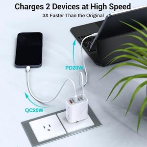 Cargador de Viaje para Teléfono Móvil con Carga Rápida US EU PD65W, Salida Múltiple, Adaptador Universal para Teléfonos Móviles - Product Image 4
