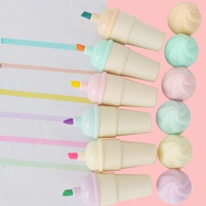 Surligneurs fluorescents tendance inspirés de la crème glacée pour étudiants, bureau et fournitures d'art et d'artisanat - Product Image 3