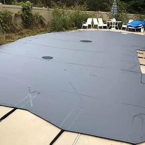 Material de cubierta de piscina de PP, tela solar anti-sol para cubierta de piscina, cubierta de piscina con 49 pulgadas, 61 pulgadas, 73 pulgadas