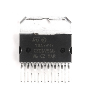 Nouvelle puce IC d'amplificateur de puissance audio originale AMP TDA 7297 6.5-18V 15Wx2 Multiwatt15 TDA7297 - Product Image 1