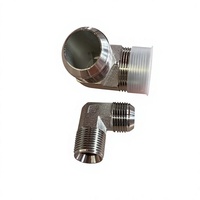 Connecteur hydraulique droit sur mesure en acier au carbone et acier inoxydable, raccord de tube à haute étanchéité