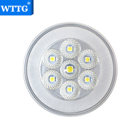 Nouveau phare arrière intelligent RGB 4 pouces 12V, étanche IP67, télécommandé, pour voiture, camion, bus, SUV, avec fonctions Stop, Clignotant, Marche arrière et Feux de position.