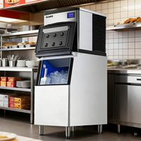 Prix d'usine GLASICE Machine à glaçons en acier inoxydable GS-03-600 haute capacité avec double tension pour service alimentaire commercial
