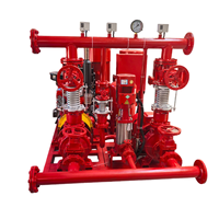 Pompe submersible électrique horizontale de surpression pour puits, 10-100 L/min, ensemble de pompe à incendie à moteur diesel