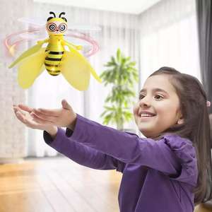 Mini abeille volante Drone Induction jouets main détection hélicoptère balle volante jouet pour enfants en plastique abeille Drones cadeaux hélicoptère RC - Product Image 6
