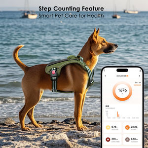 Nouveau moniteur de santé en plein air, harnais pour chien, traceur <span class=keywords><strong>GPS</strong></span>, réseau 4G, étanche IP67, traceur solaire - Product Image 3