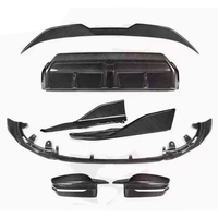 Kit Carrosserie Style MP en Fibre de Carbone pour BMW Série 2 G42 M240i : Lame Avant, Diffuseur Arrière, Aileron Arrière, Jupes Latérales, Calandre