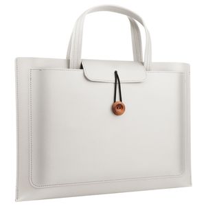 Housse d'ordinateur portable simple et imperméable en cuir PU, <span class=keywords><strong>pochette</strong></span> d'enveloppe, mallette pour femmes et hommes - Product Image 6