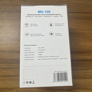 Dispositif <span class=keywords><strong>de</strong></span> modification vocale MK100, carte son USB portable, effets sonores multiples pour smartphone, diffusion en direct - Product Image 4