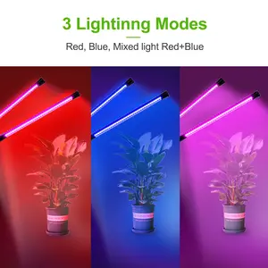 Etl Ce Dimbare App Controle Dimbare 4 Hoofd 36W Rood Blauw Spectrum Statief Stand Led Grow Light Plant Phytolamp led Grow Light