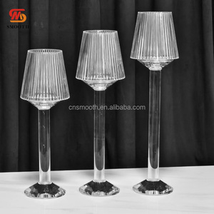 Centre de table de mariage <span class=keywords><strong>en</strong></span> cristal de luxe SMOOTH, <span class=keywords><strong>grand</strong></span> chandelier <span class=keywords><strong>en</strong></span> <span class=keywords><strong>verre</strong></span> pour décoration de table - Product Image 6