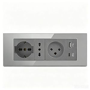 เต้ารับติดผนังสีขาวทันสมัย 1 ช่อง 1 ช่องเสียบไฟ AC 240V 10A IP20 สวิตช์ในตัว 1 ตัว รองรับ Wi-Fi ใช้งานร่วมกับแอป Smart Life พอร์ต USB 2 ช่อง USB C 2 ช่อง - Product Image 2