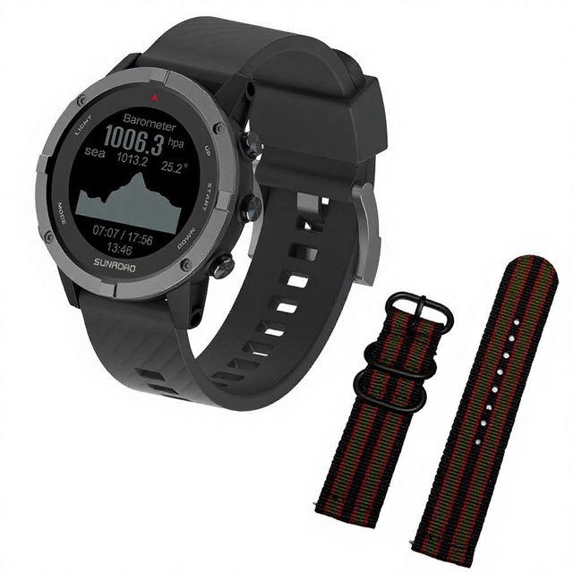 GPS+GLONASS+Compass Water-Resistant Fitness Tracker Watch Outdoor Companion with Hard APP Go-to Electrical Equipment