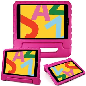 Custodia paraurti prezzo all'ingrosso per iPad 9.7 2017/2018 tablet kids supporto per maniglia con copertura rigida antiurto