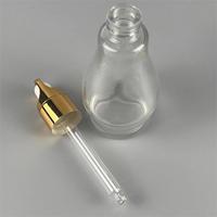 Nouvelle conception Bouteilles de jus en verre transparentes vides en gros, forme cylindrique ampoule, pour boissons et épices, avec bouchon à vis, gravure XD
