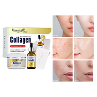 Disaar Vente en Gros Nouveau Coffret de Soins pour la Peau 3 en 1 au Collagène 100% Pur (Nouveau) Sérum de Beauté le Meilleur Blanchissant Anti-rides et Anti-âge