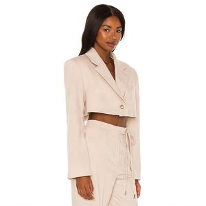 Trajes <span class=keywords><strong>de</strong></span> Blazer Corto para Mujer, Conjunto <span class=keywords><strong>de</strong></span> Blazer y Pantalones <span class=keywords><strong>de</strong></span> Color Sólido, Trajes <span class=keywords><strong>de</strong></span> Dos Piezas para Mujer, Conjunto <span class=keywords><strong>de</strong></span> Blazer Corto y Pantalones - Product Image 6