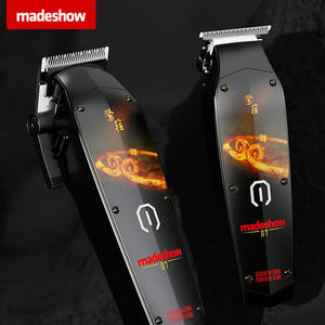 Cortadora de pelo con hoja de cerámica profesional para hombres, cortadora de pelo eléctrica mejorada con batería, afeitadora de lámina, maquinilla de afeitar facial - Product Image 3