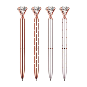 Bolígrafo de Lujo con Cristales y Diamantes, Personalizable al por Mayor, Bolígrafo Metálico de Giro - Product Image 1