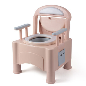 Chaise de toilette Lebonni, capacité de charge 200 kg, hauteur réglable, pour personnes âgées et femmes enceintes, usage domestique - Product Image 5