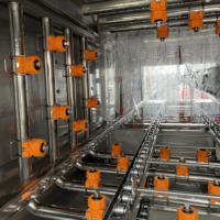 Lave-linge électrique entièrement automatique en acier inoxydable avec panier |   Équipement de nettoyage pour caisses de fruits, légumes et produits de la mer