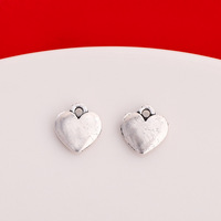 Breloques Cœur en Alliage Argenté Antique, Composants de Bijoux pour Bracelets, Colliers, Boucles d'Oreilles DIY, Vente en Gros Fabricant