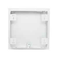 Panneau d'accès métallique en acier inoxydable 400x400mm avec cadre soudé