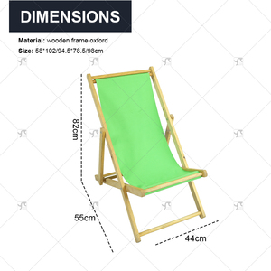 Chaise réglable Oxford Chaise pliante au bord <span class=keywords><strong>de</strong></span> la piscine pour meubles d'extérieur Matériau en <span class=keywords><strong>bois</strong></span> pour meubles d'extérieur Chambre à coucher - Product Image 3