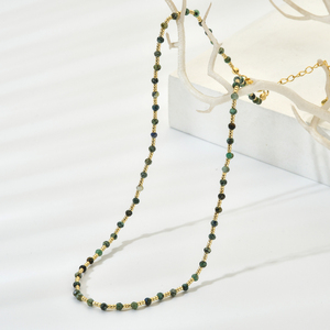 ZMZY <span class=keywords><strong>collana</strong></span> in pietra naturale spinello lapislazzul <span class=keywords><strong>amazzonite</strong></span> Amethy tormalina ametista 2MM perline <span class=keywords><strong>collana</strong></span> gioielli - Product Image 4