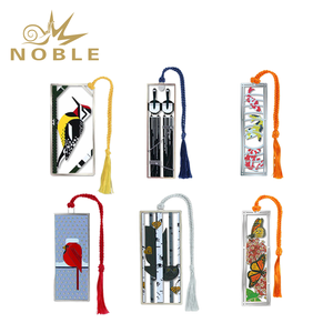 New Arrival Enamel Charley Harper <strong>Cool</strong> Cardinal Metal <strong>Bookmark</strong> with Tassel Rectangle Hollow Savoring Sycamore Book Mark - Product Image 1