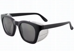 Kacamata Pengaman Gaya Fashion Produk Baru Bingkai Lebar Kustom Perlindungan Penuh Mata Pelindung Samping Logam Dengan Jaring Logam Lipat - Product Image 2