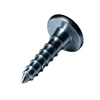Vis autotaraudeuse à tête plate en acier inoxydable, acier au carbone, zinguée noire, vis dorée, vis à bois, fixation métallique pour meubles