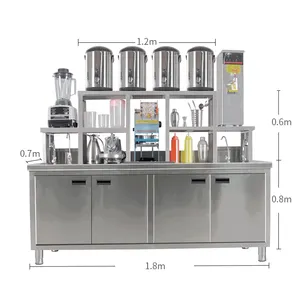 Gloria tè della Bolla attrezzature mensola/tè al latte attrezzature e negozio di attrezzature di succo di frutta/caffè tavolo attrezzature