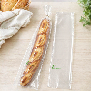 Directement de l'usine : pochettes plates en BOPP avec logo personnalisé |   Conception micro-perforée |   Impression en héliogravure |   Emballage pour produits de boulangerie - Product Image 1