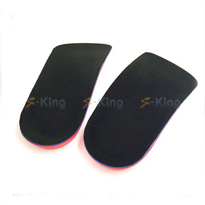 Free shipping high quality EVA material 3/4 high arch support for orthopedic insoles - Product Image 4