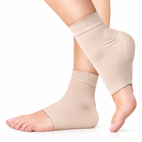 Coussinets de talon en gel souple, inserts lavables pour chaussures, soulagent la tendinite d'Achille, la bosse de Haglund et l'inconfort du talon due à la bursite