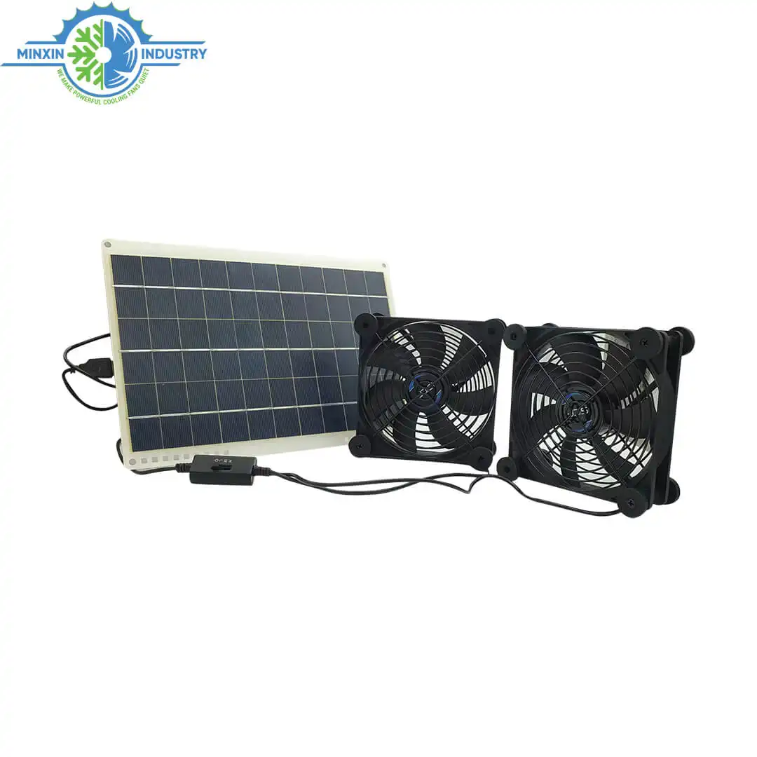 Năng lượng mặt trời Powered USB Air extractor Quạt làm mát gác mái cửa sổ xe Caravan đổ mái Quạt thông gió